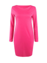 Casual Basic Round Neck Plain Plus Size Bodycon Dress