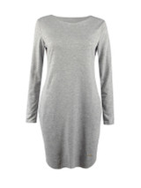 Casual Basic Round Neck Plain Plus Size Bodycon Dress