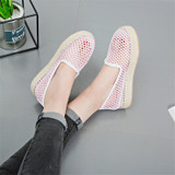 Casual Hollow Out Slip On Platform Casual Shoes