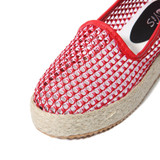 Casual Hollow Out Slip On Platform Casual Shoes