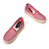 Casual Hollow Out Slip On Platform Casual Shoes