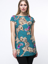 Casual Round Neck Printed Fascinating Plus Size T-Shirt