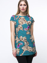 Casual Round Neck Printed Fascinating Plus Size T-Shirt