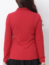 Casual Turtleneck Basic Plain Plus Size T-Shirt