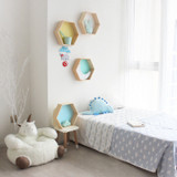 Hexagonal Wall Shelf