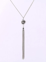 Fashion Metal Tasseled Necklace