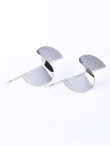 Simple Twisting Alloy Earrings