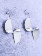 Simple Twisting Alloy Earrings