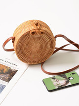 Rattan Bowknot Bohemia Little Bag