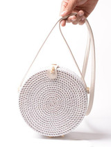 Rattan Bohemia Round Little Bag