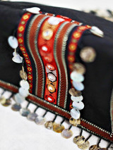 Bohemia Tasseled&Sequined Decorated Sling Bag