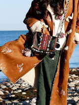 Bohemia Tasseled&Sequined Decorated Sling Bag