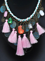 Bohemia Vintage Tasseled Coin Necklace