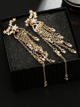 Tasseled Alloy Earrings Accessories