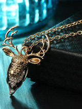 Vintage Bohemia Elk Necklaces Accessories