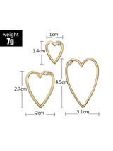 3PCS Alloy Earring Accessories