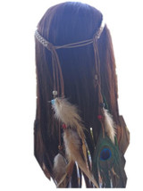 Tassels Peacock Feathers Hair Band Headwear Accessories