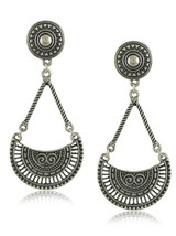 Vintage Bohemia Hollow Carving Hollow Earrings