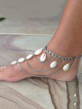 Pretty Shell Tassels Footchain Accessories
