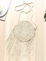 Handmade Crochet Knitting Bohemia Bag
