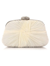 Casual Pleated Design Evening Clutch Bag