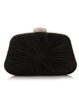 Casual Pleated Design Evening Clutch Bag