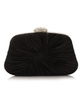 Casual Pleated Design Evening Clutch Bag