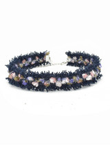 Casual Floral Choker Roses Necklace