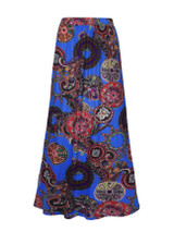 Casual Extraordinary Printed Flared Maxi Skirt
