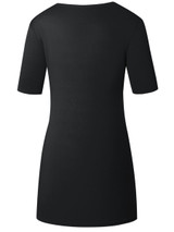Casual Distinctive Round Neck Skull Letter Printed Shift Dress