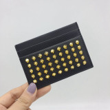 Leather Riveted Card Holder