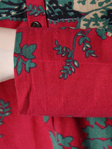 Casual V-Neck Pocket Chinoiserie Printed Shift Dress Casual V-Neck Pocket Chinoiserie Printed Shift Dress