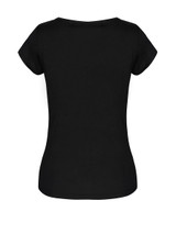 Casual Round Neck Short Sleeve T-Shirt In Star Printed