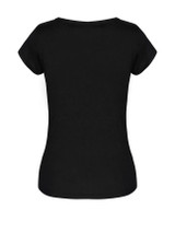 Casual Round Neck Short Sleeve T-Shirt In Star Printed