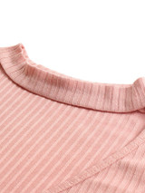 Casual Band Collar Sexy Cutout Plain Bodysuit