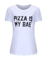 Casual Pizza Is My Bae Short Sleeve T-Shirt