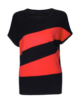 Casual Simple Color Block Striped Round Neck Short Sleeve T-Shirt