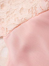 Casual Lace Plain Loose Fitting Glamorous Band Collar Blouse