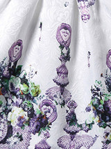 Casual Round Neck Unique Printed Fabulous Skater Dress
