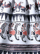 Casual Round Neck Extraordinary Printed Skater Dress