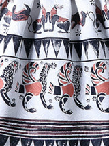 Casual Round Neck Extraordinary Printed Skater Dress