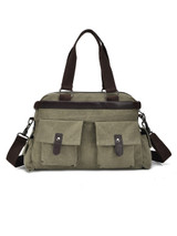 Casual Men Canvas Outdoor Casual Shoulder Crossbody Bag