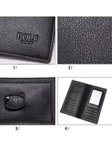 Casual Simple Men PU Leather Card Holder Wallet