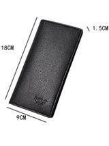 Casual Simple Men PU Leather Card Holder Wallet