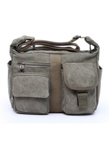 Casual Men Canvas Messenger Shoulder Crossbody Bag