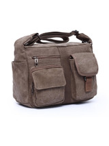 Casual Men Canvas Messenger Shoulder Crossbody Bag