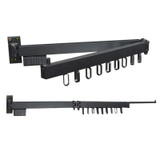 Foldable Wall-Mounted Clothes Hanging Rack