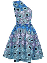 Casual Multi-Way Printed Skater Dress