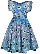 Casual Multi-Way Printed Skater Dress