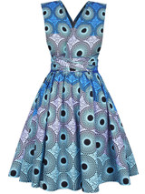 Casual Multi-Way Printed Skater Dress